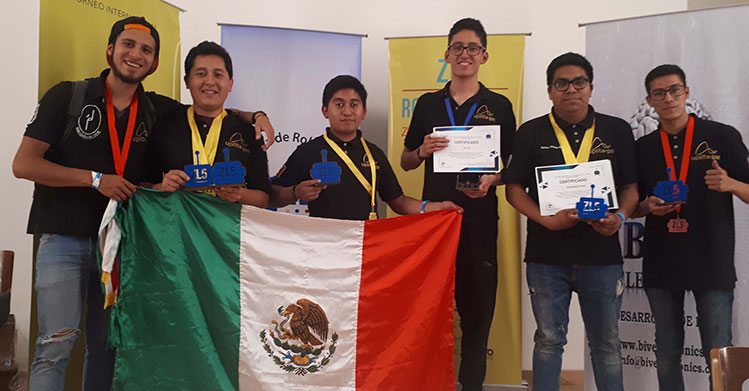 Politécnicos ganan 8 medallas en el Robot Games Zero&nbsp;Latitud