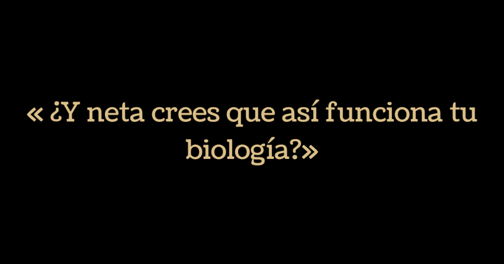 «¿Es nuestra… biología?», un show de comedia y ciencia sobre el&nbsp;acoso